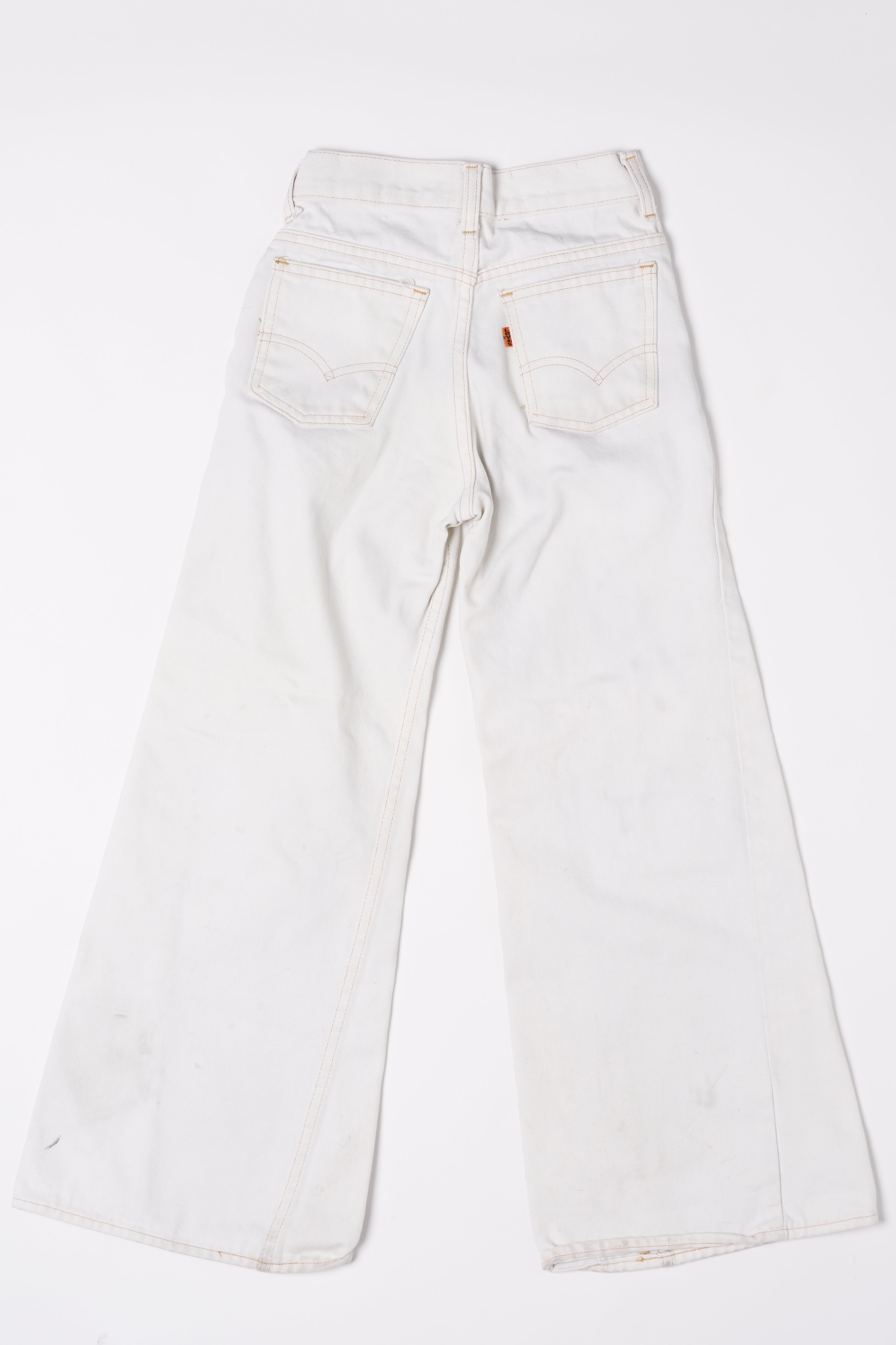 Vintage Levis 684- White Wash Bell Bottom MW 1201